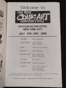1969 Comic Art Convention New York Program - Hal Foster cover (9/9.2)