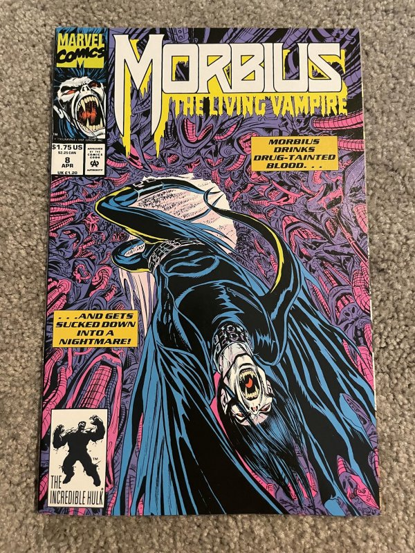 Morbius: The Living Vampire #8 Direct Edition (1993)