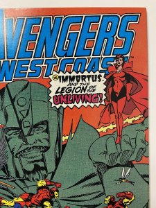 WEST COAST AVENGERS #61 V2 Marvel 1985 Wanda Vision Scarlet Witch Nexus Being