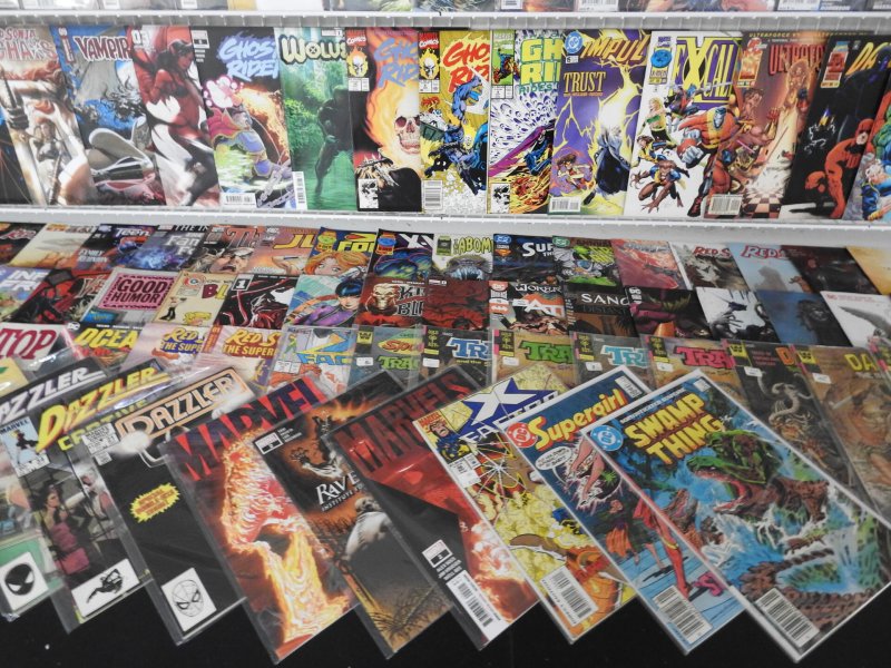 Huge Lot 160+ Comics W/ Ghost Rider, Sandman, Venom, Hulk+ Avg VF-NM Condition!