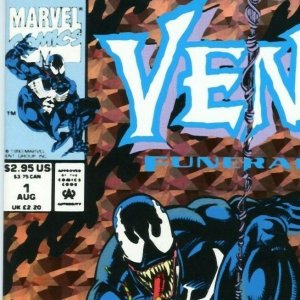 VENOM Funeral Pyre #1-3 Complete Mini Series feat. Punisher MARVEL COMICS 1993