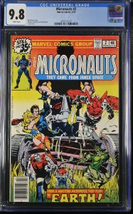 MICRONAUTS #2 CGC 9.8 Marvel-comic book-4393772013