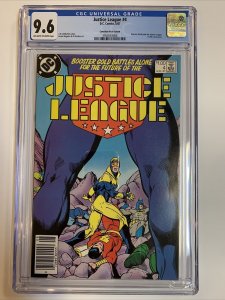 Justice League (1987) # 4 (CGC 9.6 OWWP) CPV Canadian Price Variants | Census 2