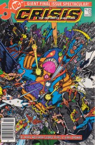 Crisis on Infinite Earths #12 (Newsstand) VF ; DC | George Perez