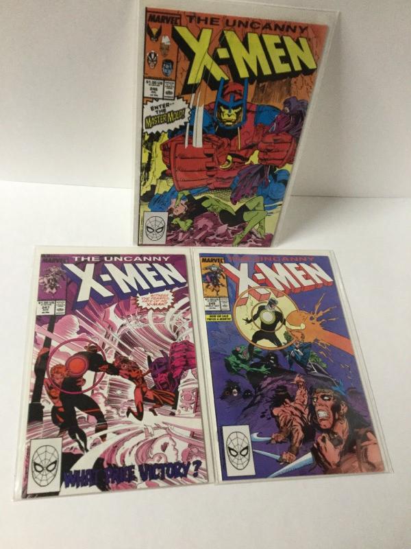 Uncanny X-men 246 247 249 Nm Near Mint A25