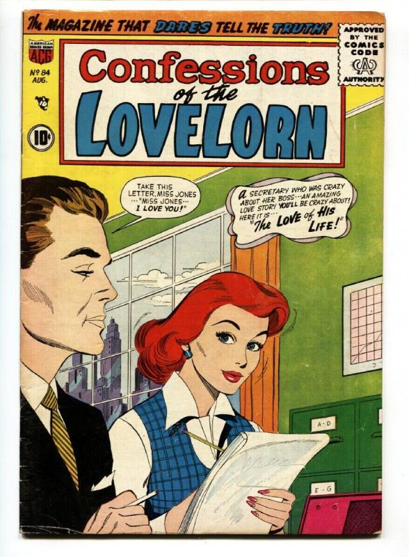 Confessions of The Lovelorn #84 1957-ACG Romance comic- FN