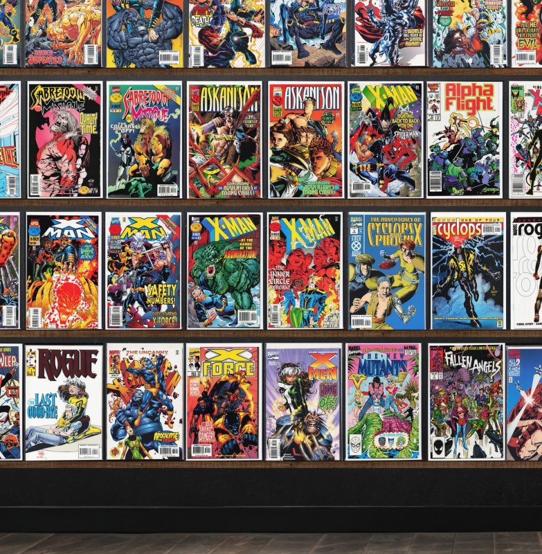Huge Lot 150+ Comics with X-Man, The New Mutants, X-Force & More!