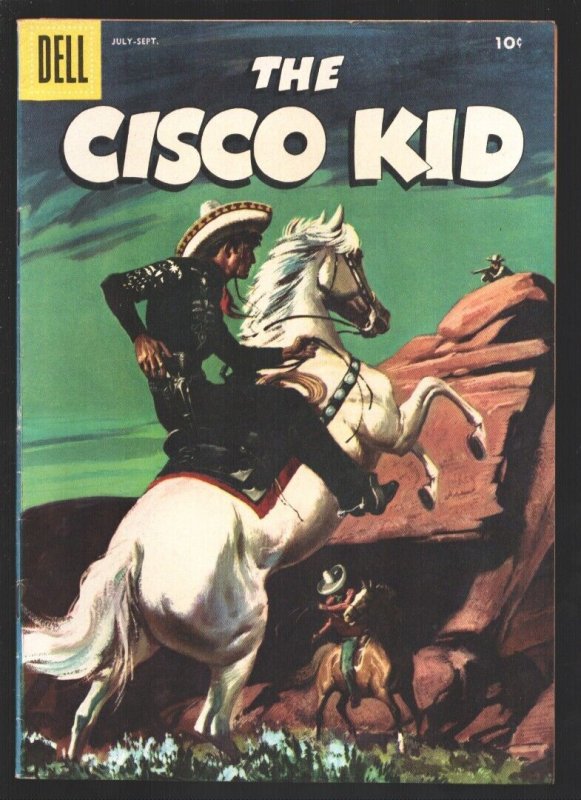 Cisco Kid #32 1956-Dell-Painted cover -Robert Jenny story art-FN