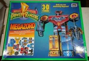 Mighty Morphin Power Rangers Megazord 3 - D Interlocking Figure RoseArt