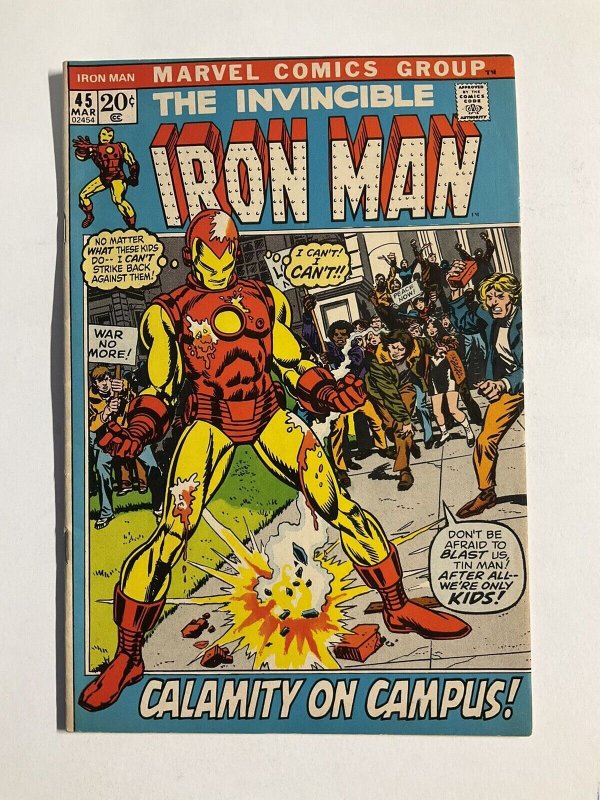 IRON MAN 45 VF VERY FINE 8.0 MARVEL 