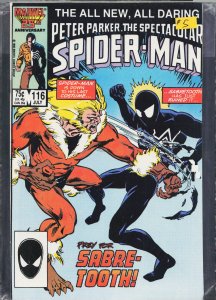 The Spectacular Spider-Man #116 (1986) Spider-Man [Key Issue]