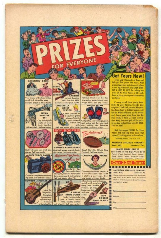 Rangers #62 1951-Spicy Firehair cover- headlight cover