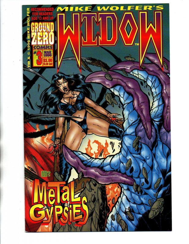 Widow Metal Gypsies #1 2 & 3 Complete Set - Wolfer - VF/NM