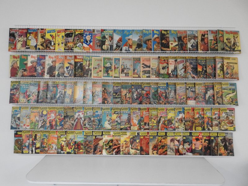 Huge Lot of 120 Comics W/ Classics Illustrated, +More Avg GD/VG Condition