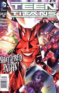 TEEN TITANS  (2011 Series)  (DC NEW52) #24 NEWS 3.99 Near Mint Comics Book