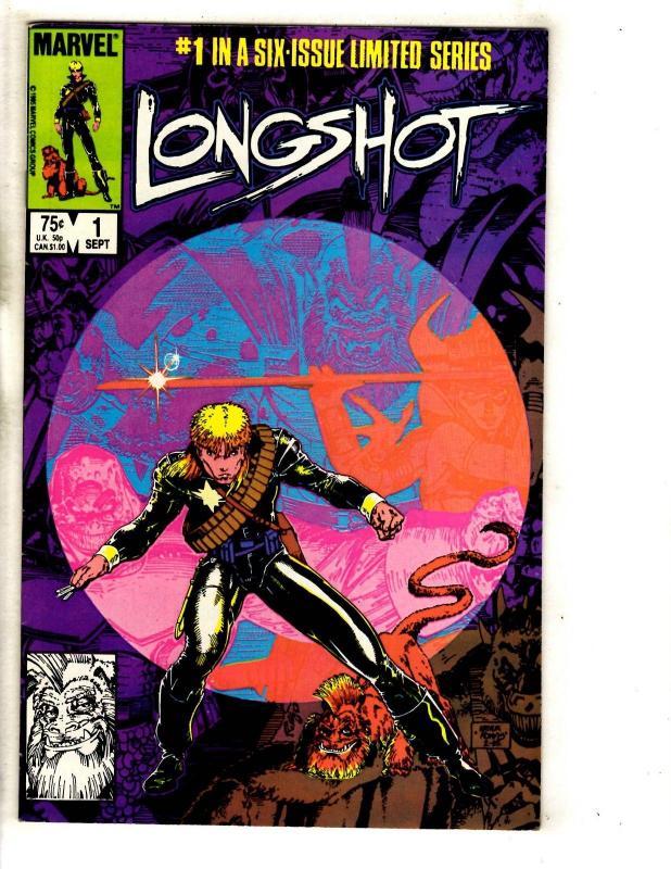 Longshot # 1 VF/NM Marvel Comic Book Mini Series 1st Appearance J293