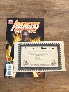 Avengers Invaders # 1 NM Dynamic Forces Variant Cover W/COA Marvel Comic 9 J278