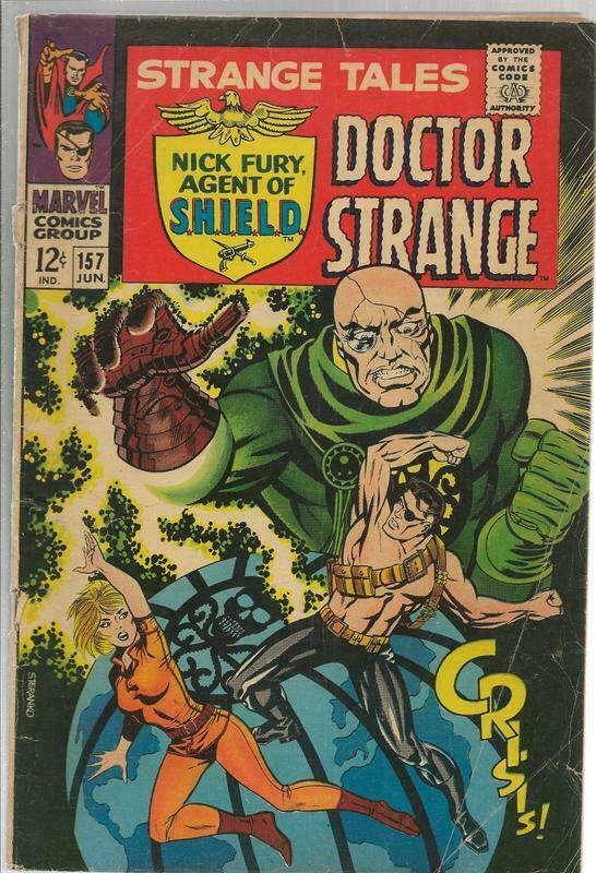 Strange Tales #157 ORIGINAL Vintage 1967 Marvel Comics 1st Cameo Living Tribunal