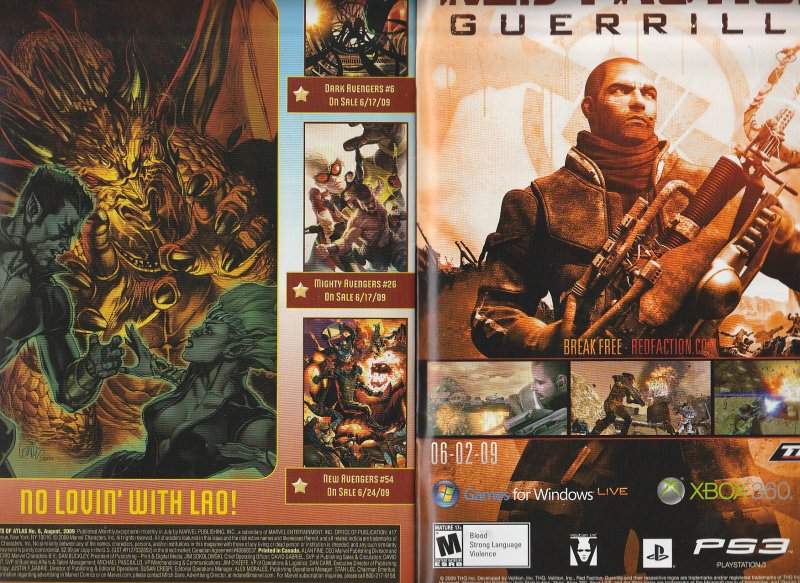 Agents of  Atlas(2009)# 6  Marvel Boy ! Gorilla Man ! Venus ! Namora !