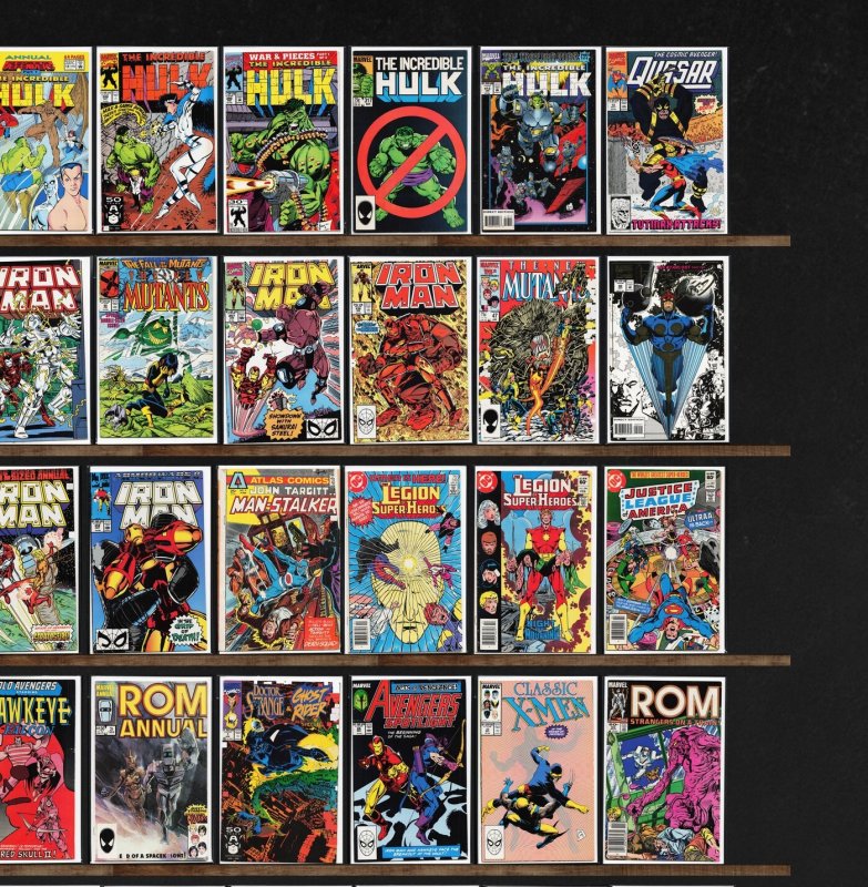 Huge Lot 150+ Comics with The New Warriors, Iron Man & More!