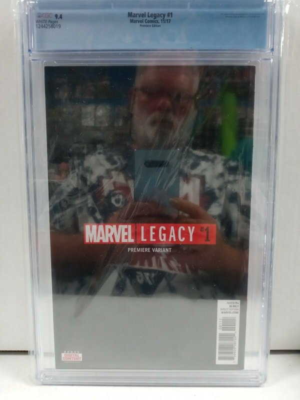 CGC Graded 9.4 Marvel Legacy #1 Marvel Comics 2017 Premiere Edition