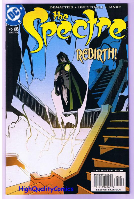 SPECTRE #18, V4, NM+, 2001, Vertigo, Rebirth, Norm Breyfogle, more in store