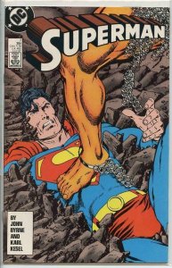SUPERMAN #7, VF/NM, John Byrne, Kesel, 1987, more DC & SM in store
