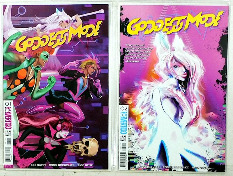 Goddess Mode Lot of 2 #1 B, 2 (2019) Vertigo Comics NM Var 1st Print Comic Books