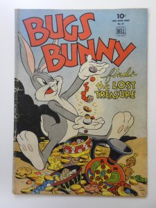 Four Color #51 (1944) Bugs Bunny Finds The Lost Treasure!! Solid GVG Condition!