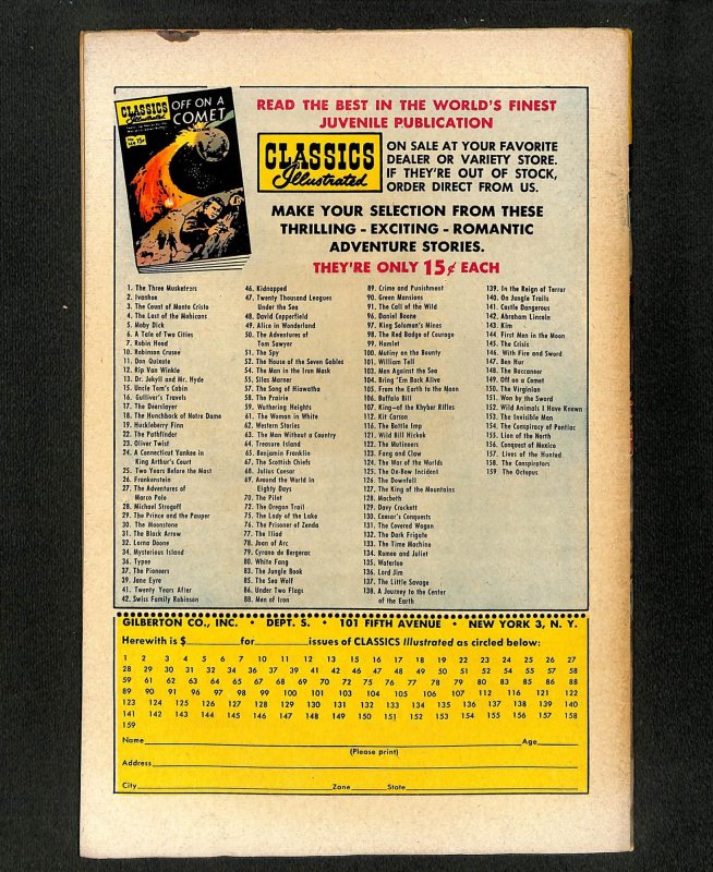 Classics Illustrated #159