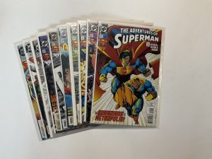 Adventures Of Superman 511-514 516-520 0 lot run set Near Mint Nm DC Comics