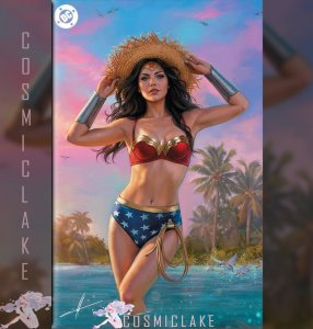 GNORTS SWIMSUIT #1 COHEN MEGACON WONDER WOMAN VIRGIN VARIANT PREORDER 4/3 ☪