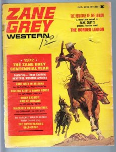 ZANE GREY WESTERN 1972 APR-BUTCH CASSIDY/BORDER LEGION! VG