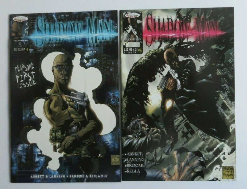 Shadowman Vol 3 #1 2 3 4 5 6 VF/NM Valiant Acclaim Scarce Low Print Run 1999