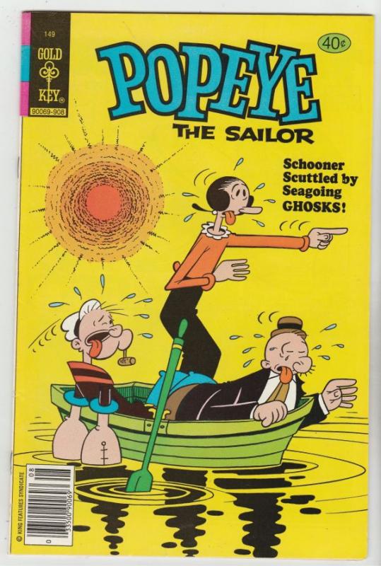 Popeye the Sailor #149 (Aug-79) NM+ Super-High-Grade Popeye, Olive Oil, Sweetpea