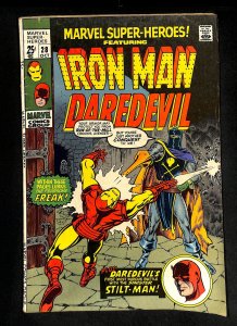 Marvel Super-Heroes #28 Iron Man Daredevil!