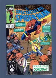 Spectacular Spider-Man #177 - 2nd Appearance of Corona. (9.2) 1991