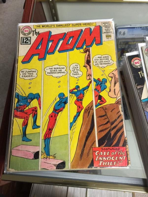 The Atom 4-38 And Hawkman 39-45 (missing Only 1 2 3) All 2.0-4.0 Good-very Good