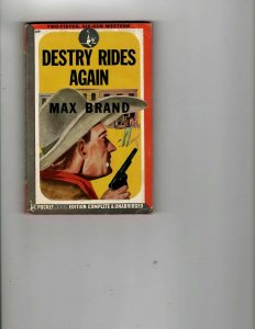 3 Books Danger Trail Ramrod Destiny Rides Again Western Murder Mystery JK27