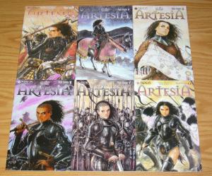 Artesia #1-6 VF/NM complete series 1999 SIRIUS warrior-priestess fantasy comics 