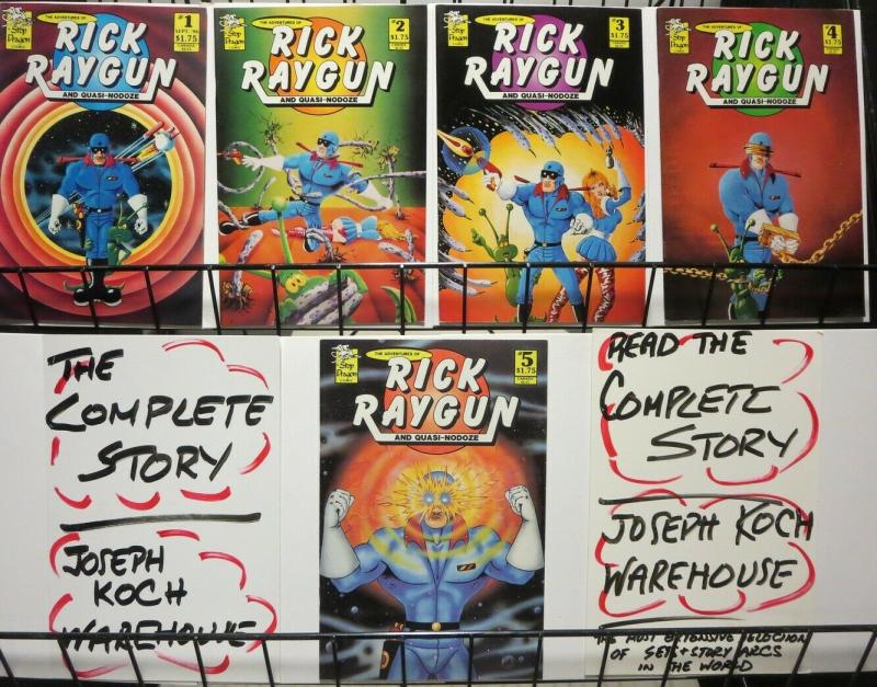 ADVENTURES OF RICK RAYGUN  (1986-1987 STOP DRAGON) 1-5