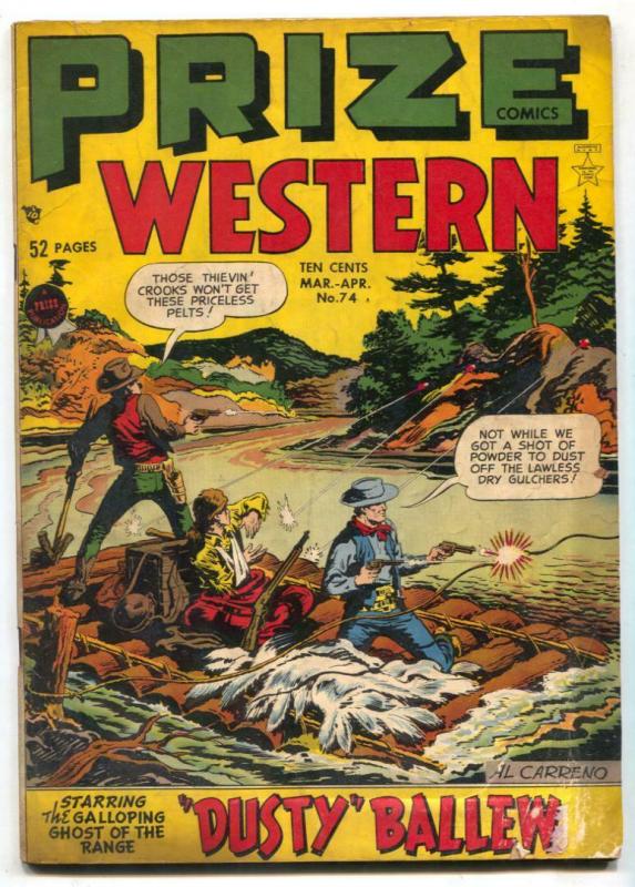 Prize Comics Western #74 1949- Golden Age G/VG