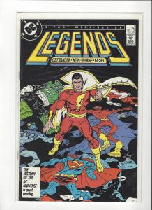 LEGENDS #5 SHAZAM BYRNE ART COPPER AGE COMIC  NM Nice Copy