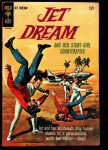 Jet Dream #1 1968-Gold Key-1st issue-And Her Stunt-Girl Counterspies-VF- 