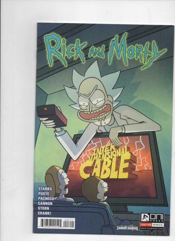 RICK and MORTY #47 A, 1st, VF/NM, Grandpa, Oni Press, from Cartoon 2015 2019 