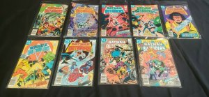BATMAN AND THE OUTSIDERS 9PC (8.0) ISSUES #2-4,6-7, & 9-12,BITTER ORANGE 1983-84