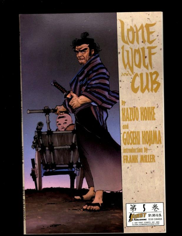 Lot of 10 Lone Wolf and Cub First Comic Books #2 3 4 5 6 7 8 9 10 11 JF20