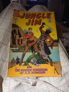 Charlton Comics Jungle Jim 1969 #24 Silver Age Pat Boyette Cover Art Movie Hero