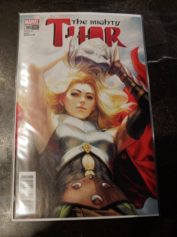 The Mighty Thor #705 - The Death of The Mighty Thor (Artgerm Var)