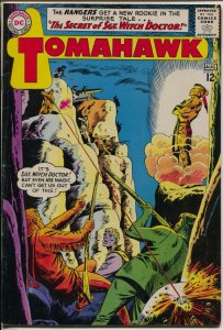 Tomahawk #87 1963-DC-witch doctor cover & story-FN